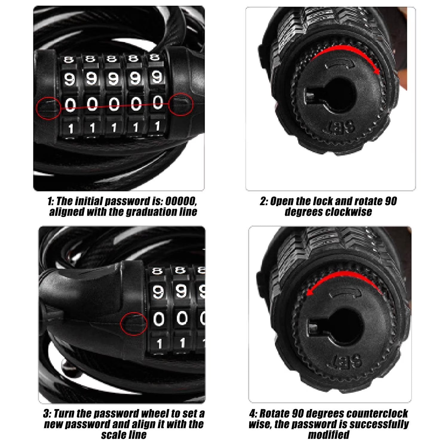 150cm Combination Lock