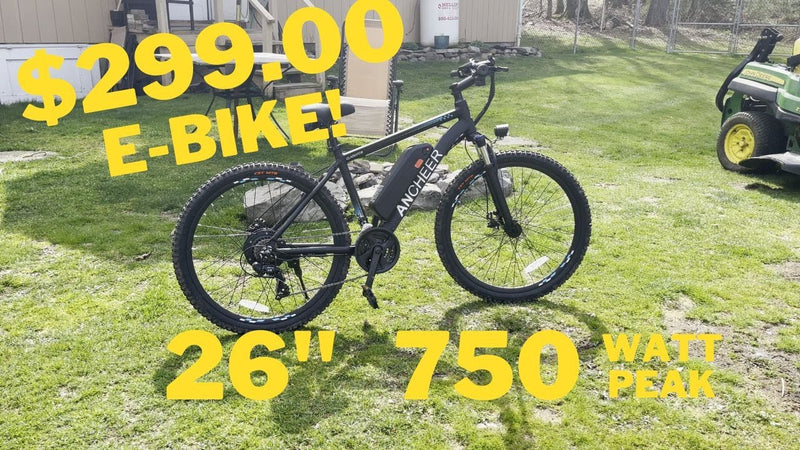 This is the Ancheer Gladiator! Ancheer 26", 750 watt E-bike