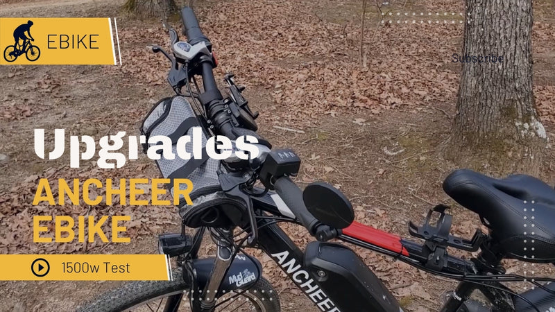 Ancheer eBike Upgrades and 1500w Test