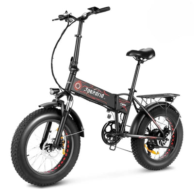 Ancheer Folding Fat Tire Electric Bike for Adults