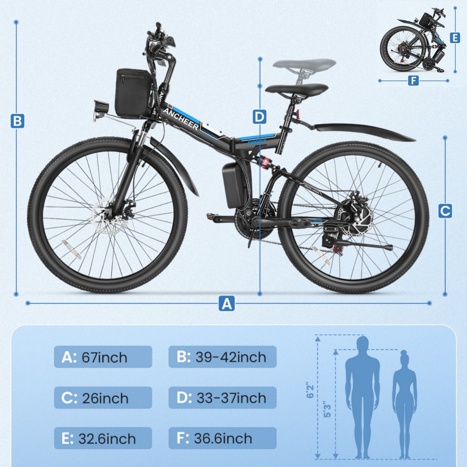 ANCHEER Emtb20