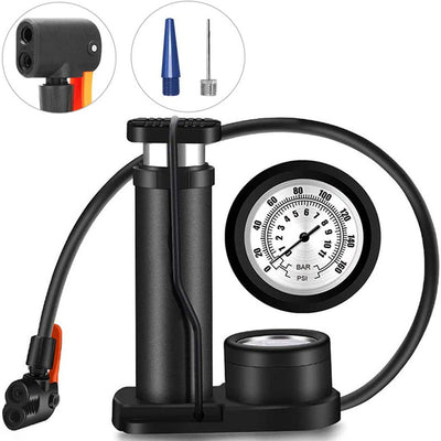 Mini Foot Pump with Gauge