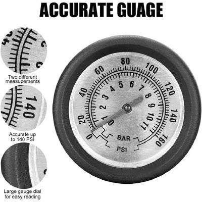 Mini Foot Pump with Gauge