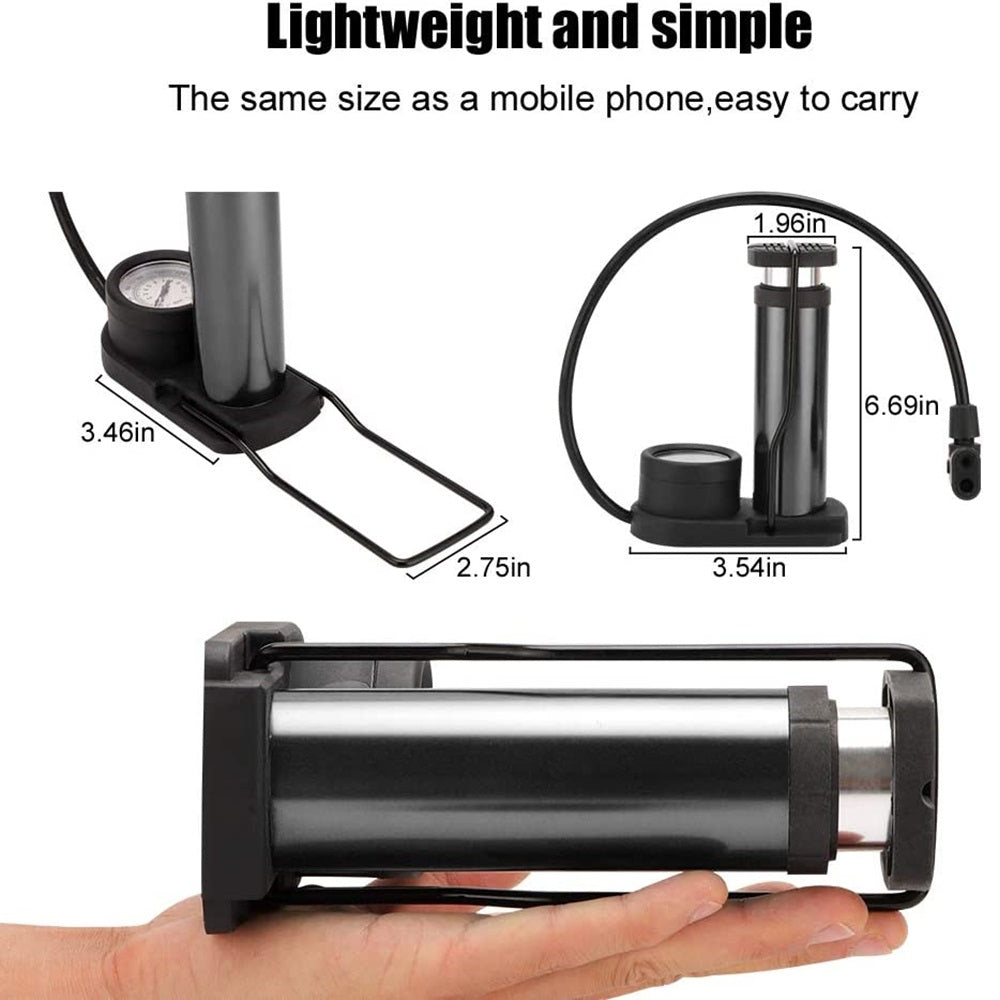 Mini Foot Pump with Gauge