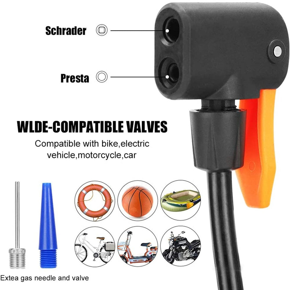 Mini Foot Pump with Gauge