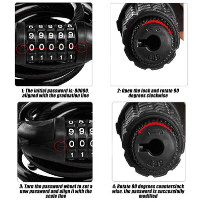 150cm Combination Lock