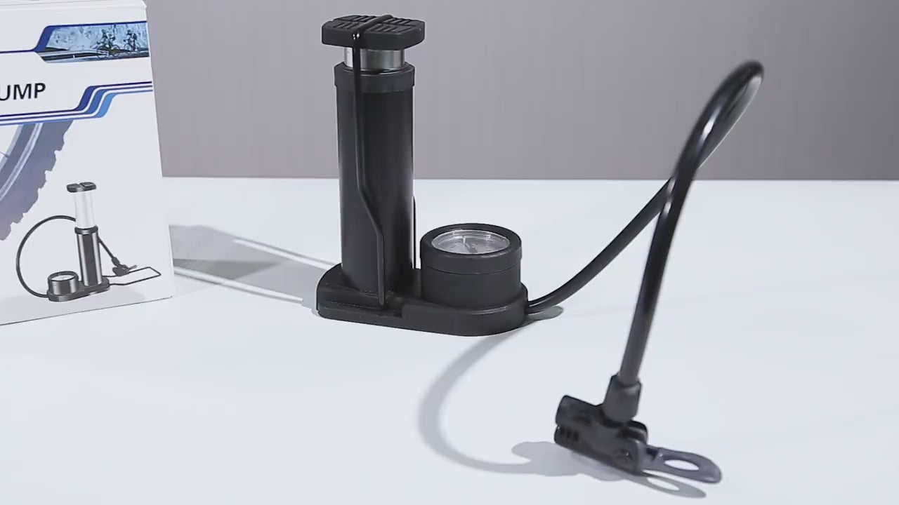 Mini Foot Pump with Gauge