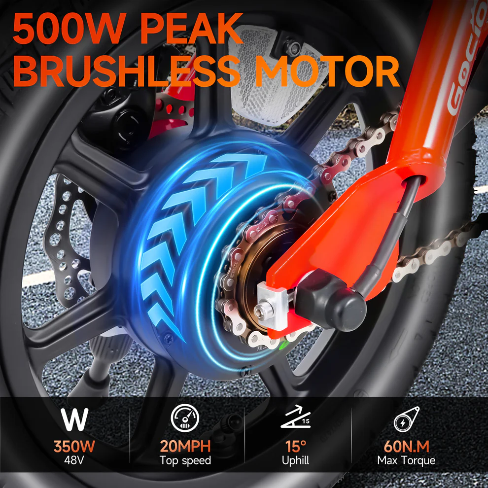 ANCHEER Gocio Foldable Electric City Commuter Cruiser Bike