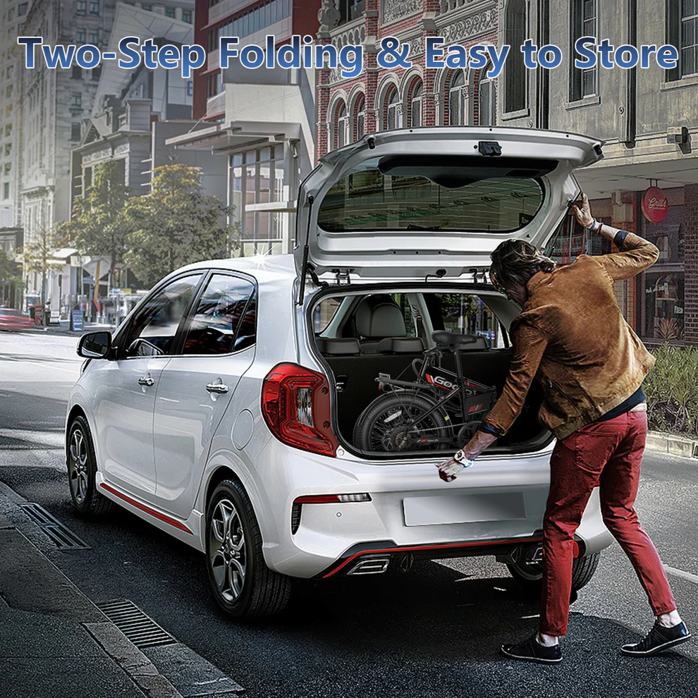 ANCHEER Gocio Foldable Fat Tire Electric Bike for Adults