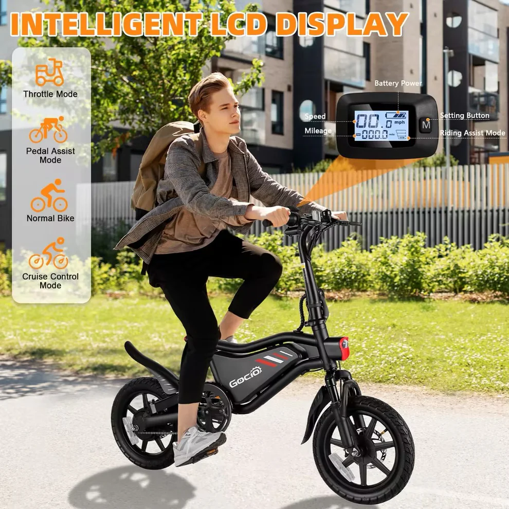 ANCHEER Gocio Foldable Electric City Commuter Bike for Adults