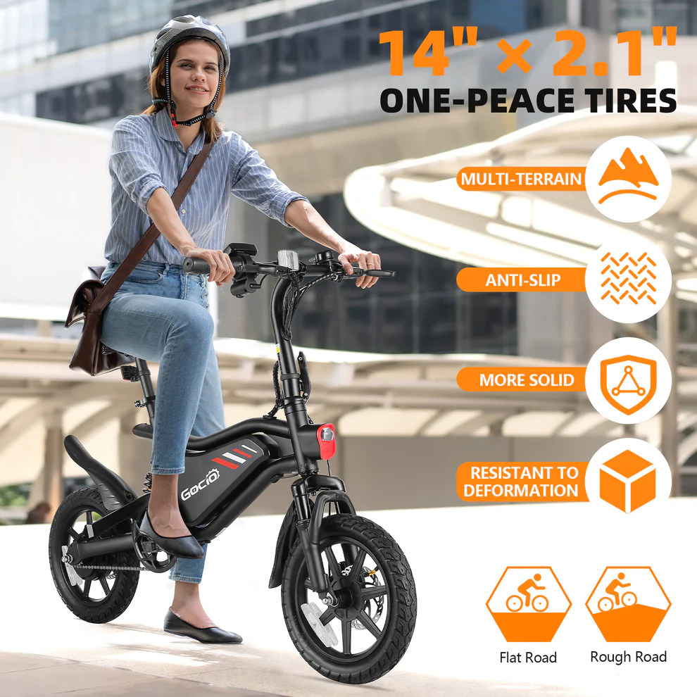 ANCHEER Gocio Foldable Electric City Commuter Bike for Adults