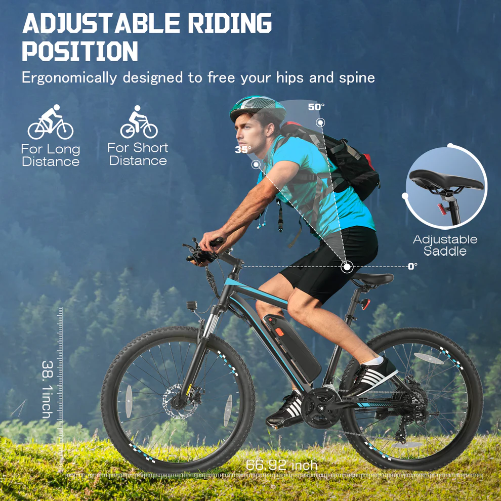ANCHEER Gocio Electric Mountain Bike for Adults