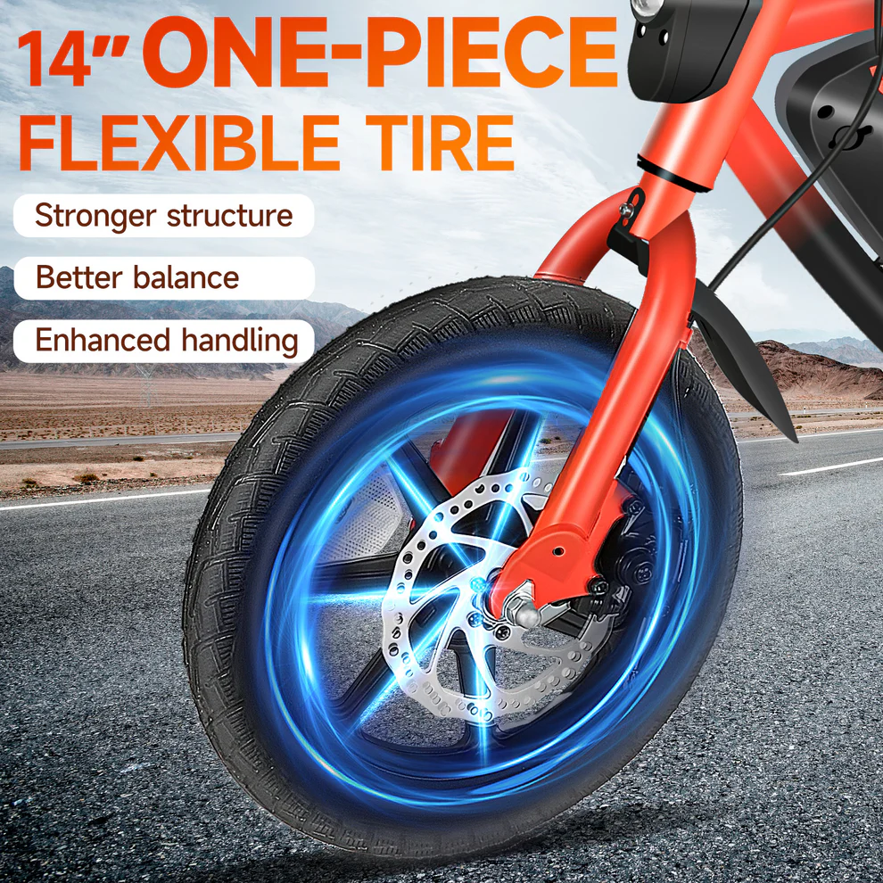 ANCHEER Gocio Foldable Electric City Commuter Cruiser Bike