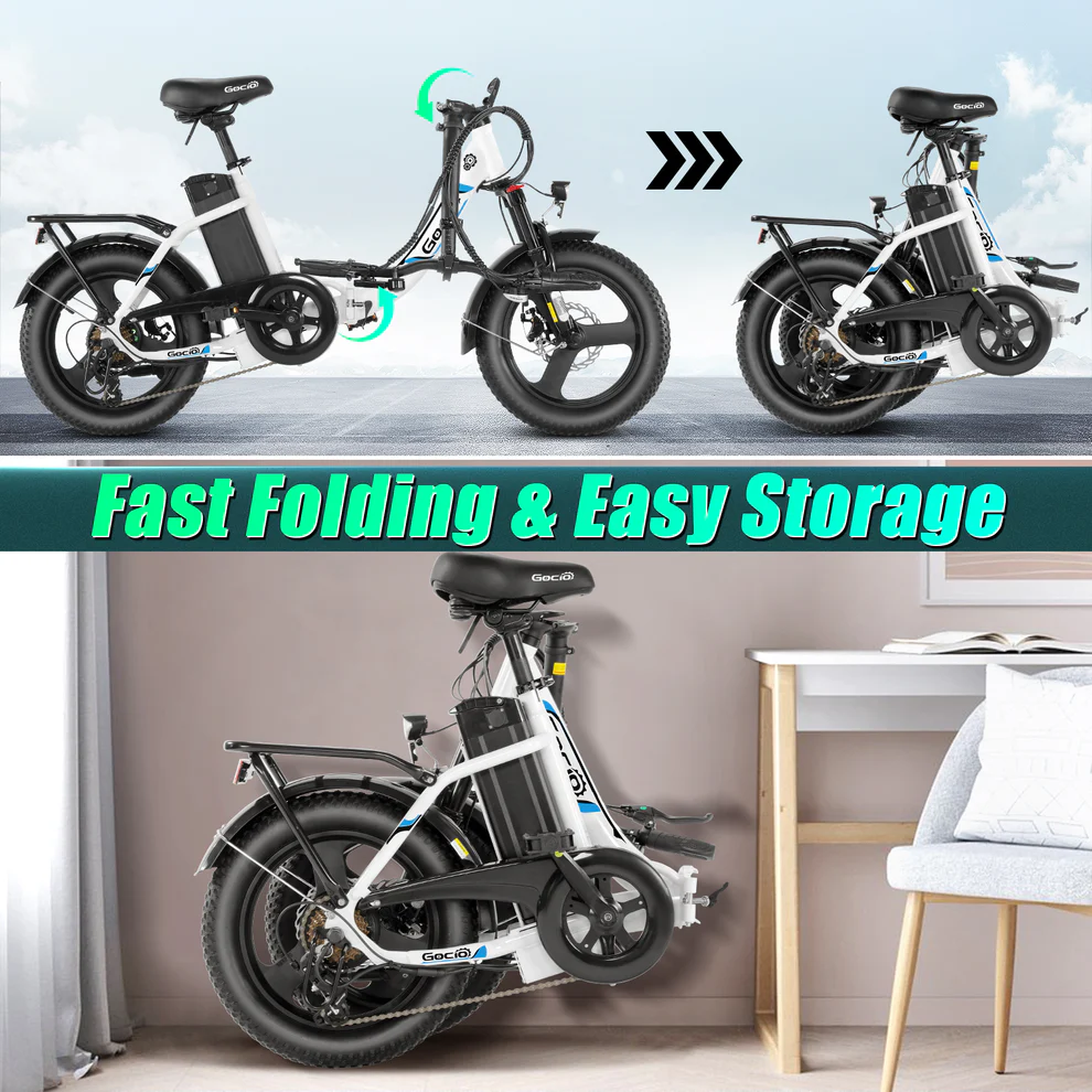 ANCHEER Gocio Fat Tire Foldable Electric Bike