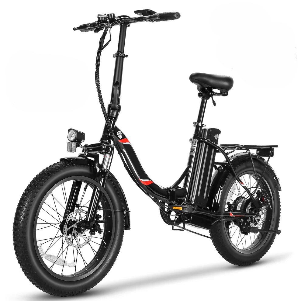 ANCHEER Gocio Fat Tire Electric City Cruiser Folding Bike for Adults