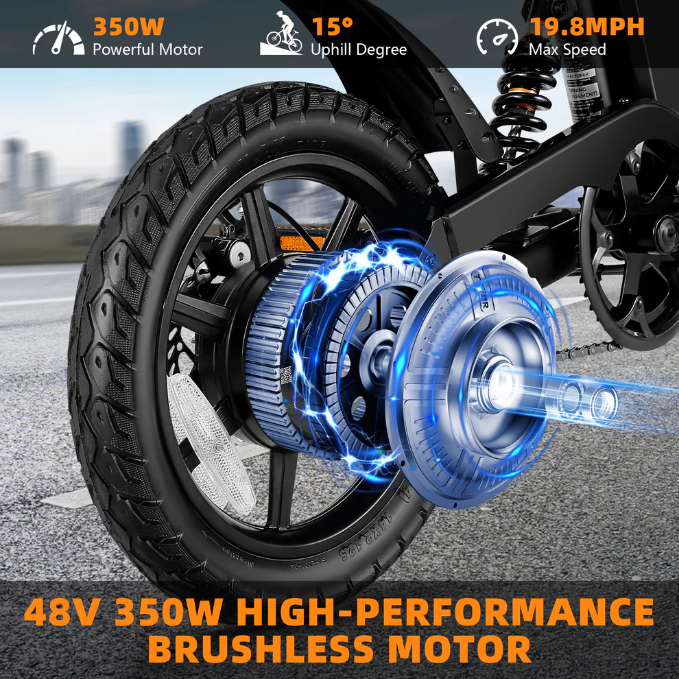 ANCHEER Gocio Foldable Electric City Commuter Bike for Adults