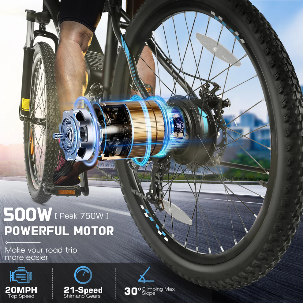 ANCHEER Gocio Electric Mountain Bike for Adults