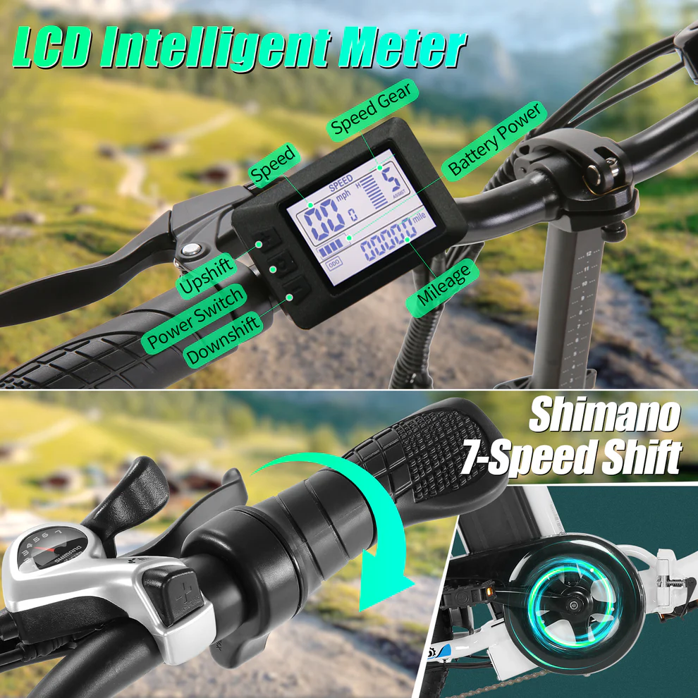 ANCHEER Gocio Fat Tire Foldable Electric Bike