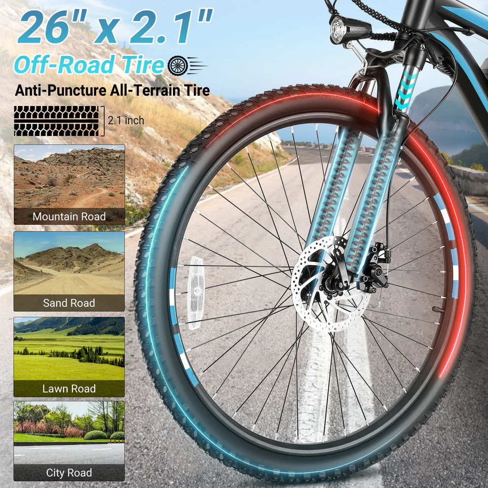 ANCHEER Gocio Electric Mountain Bike for Adults