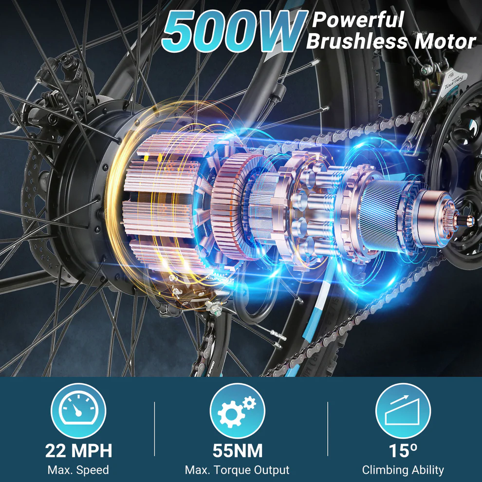 ANCHEER Gocio Electric Mountain Bike for Adults