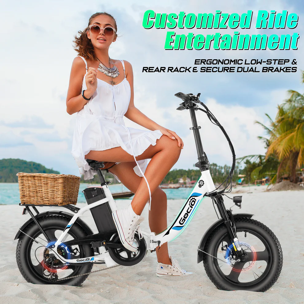 ANCHEER Gocio Fat Tire Foldable Electric Bike