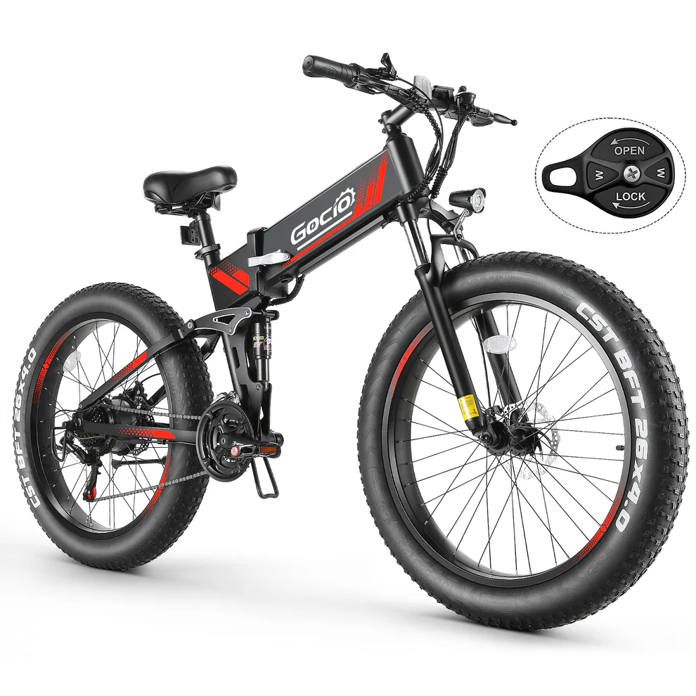 ANCHEER Gocio 26"x4" Foldable Fat Tire Electric Bike