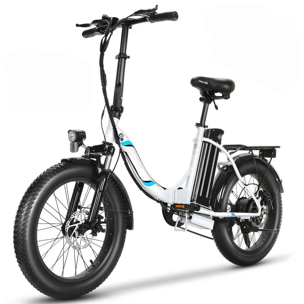 ANCHEER Gocio Fat Tire Electric City Cruiser Folding Bike for Adults