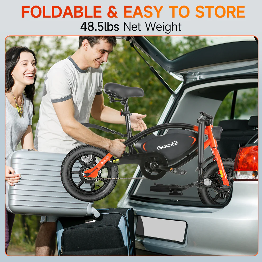 ANCHEER Gocio Foldable Electric City Commuter Cruiser Bike