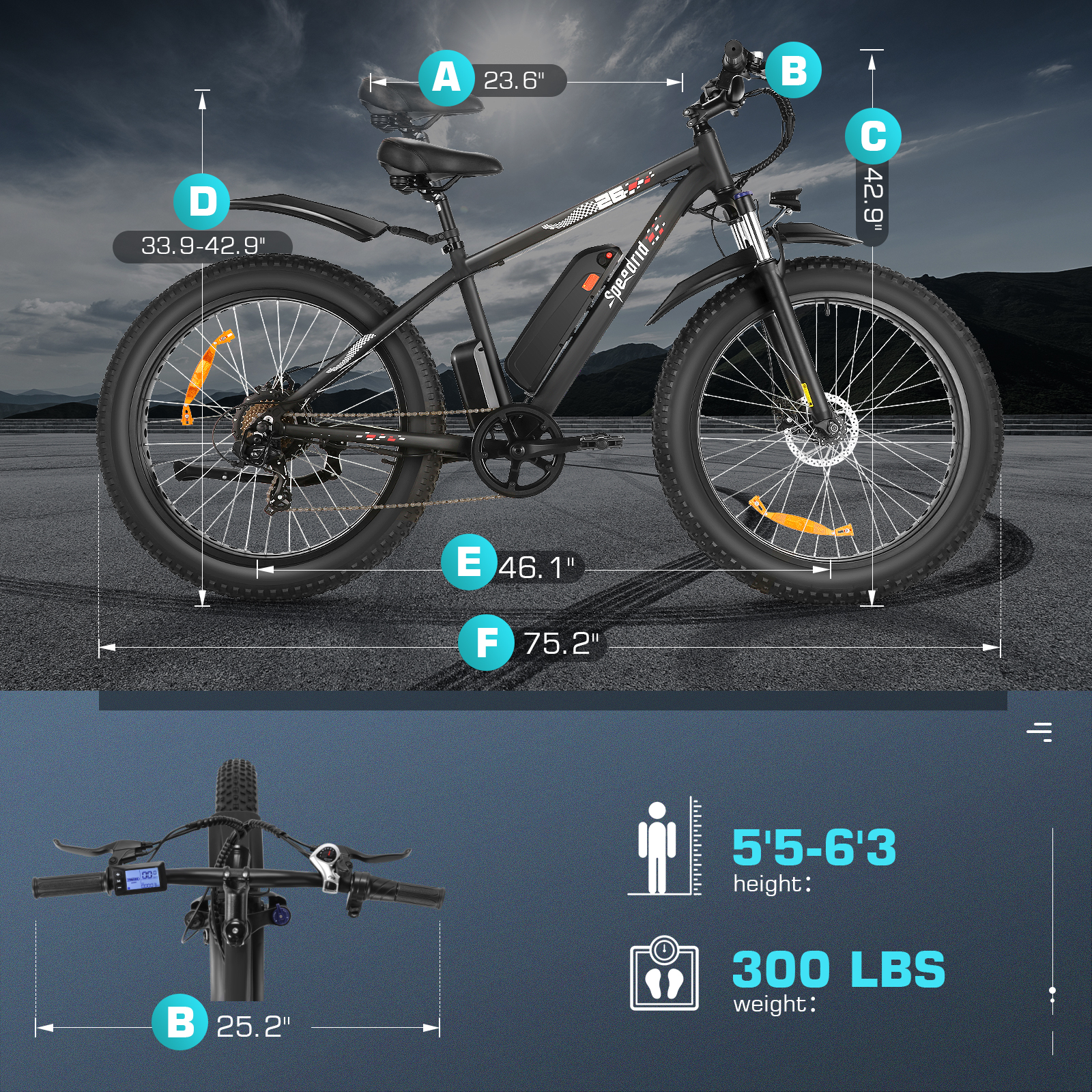 ANCHEER Racer Speedrid 26