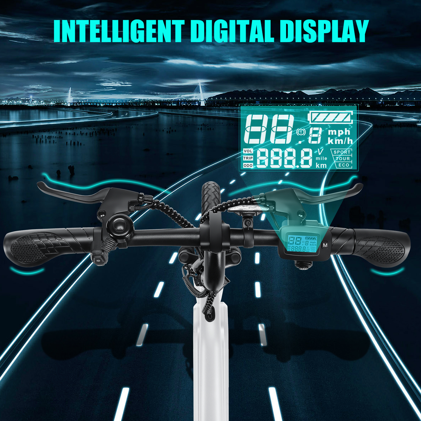ANCHEER StreetRider Electric Bicycle for Adults Teens 14