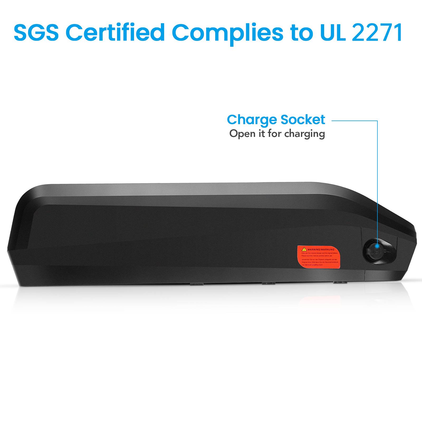 ANCHEER Capacity Upgrade Hailong Battery Box, 48V 12.8AH, For Model Gladiator, Sunshine, Hummer, Racer