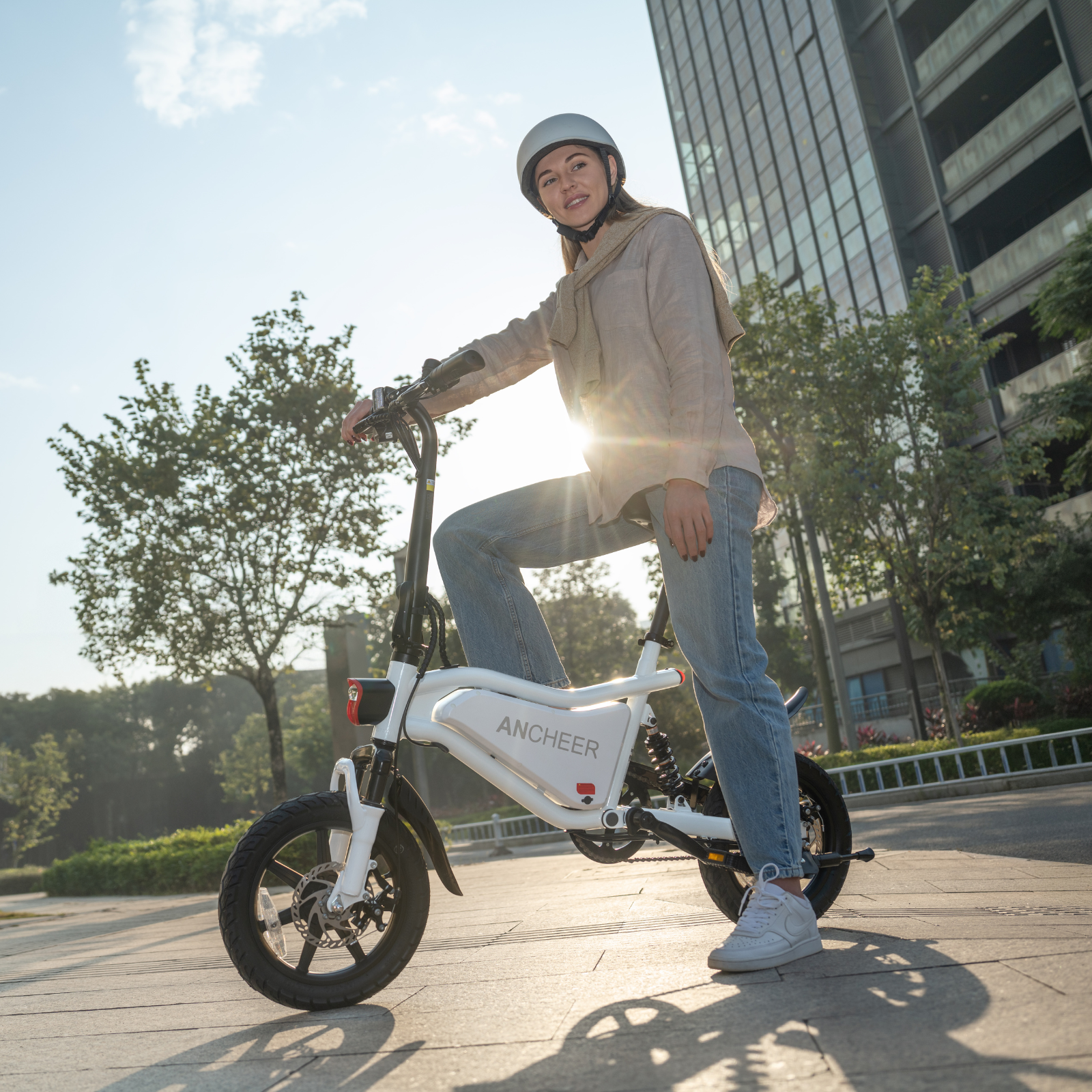 ANCHEER StreetRider Electric Bicycle for Adults Teens 14