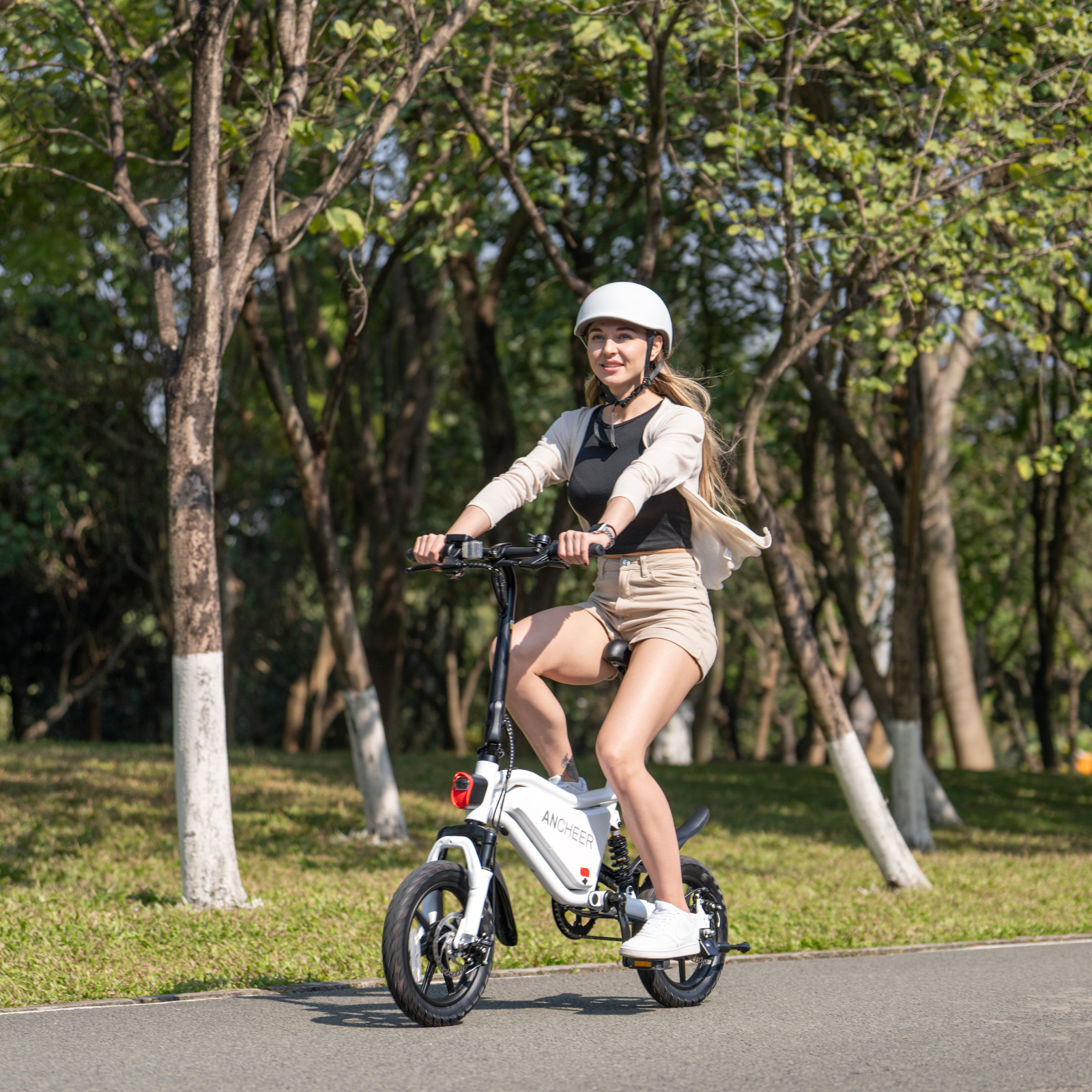 ANCHEER StreetRider Electric Bicycle for Adults Teens 14