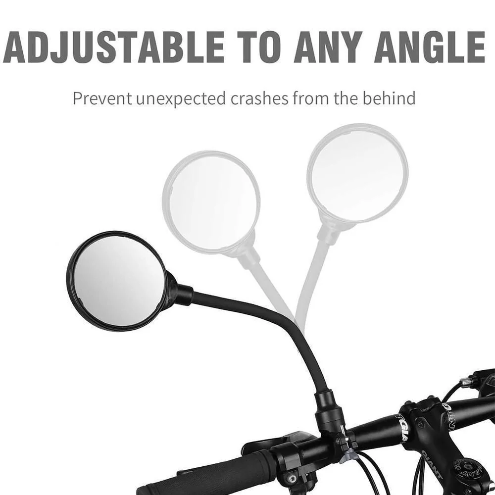 ANCHEER Electric Bike Mirror 360° Adjustable Handlebar Mirrors